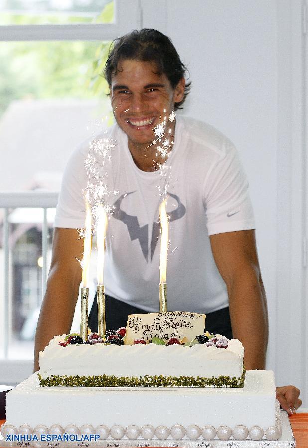 Tenis: Nadal celebra su 28 cumplea?os en Roland Garros