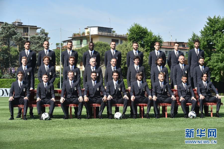 Imágenes de selección italiana para Mundial 2014