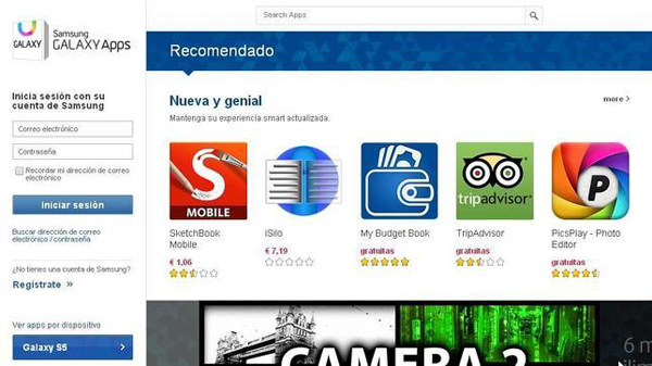 Samsung lanza su nueva tienda, Galaxy Apps