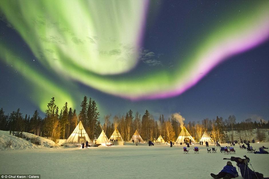 NASA publicó imágenes maravillosas de la aurora boreal de la Tierra