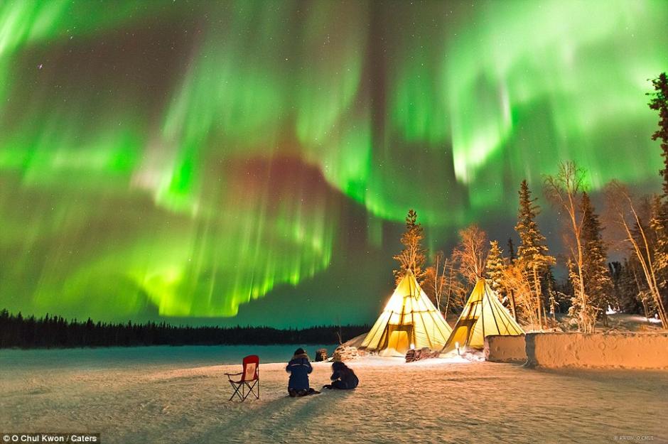 NASA publicó imágenes maravillosas de la aurora boreal de la Tierra