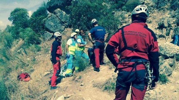 Muere una escaladora en Patones tras precipitarse desde veinte metros de altura