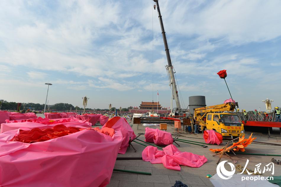 Comienzan los preparativos para la celebración del Día Nacional de China 2