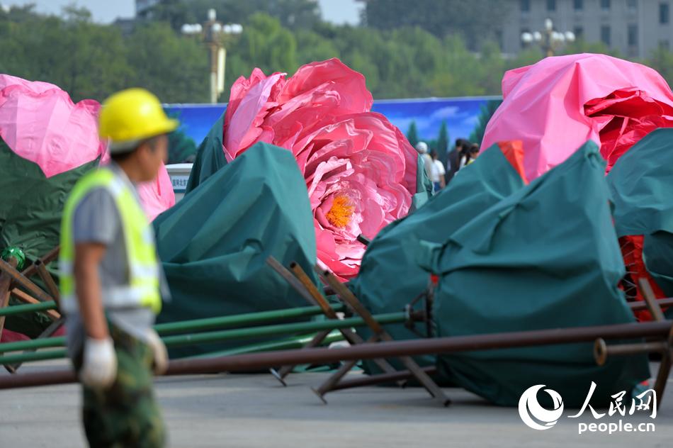 Comienzan los preparativos para la celebración del Día Nacional de China