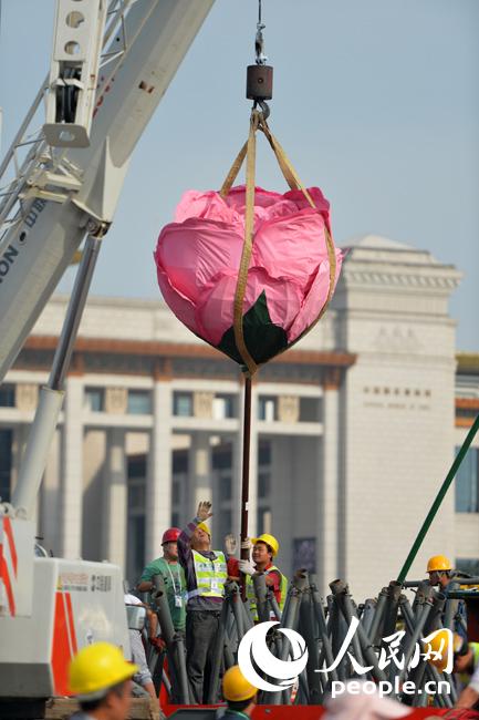 Comienzan los preparativos para la celebración del Día Nacional de China