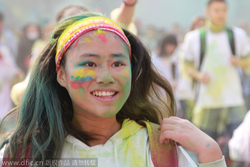 Carrera de colores en Dalian