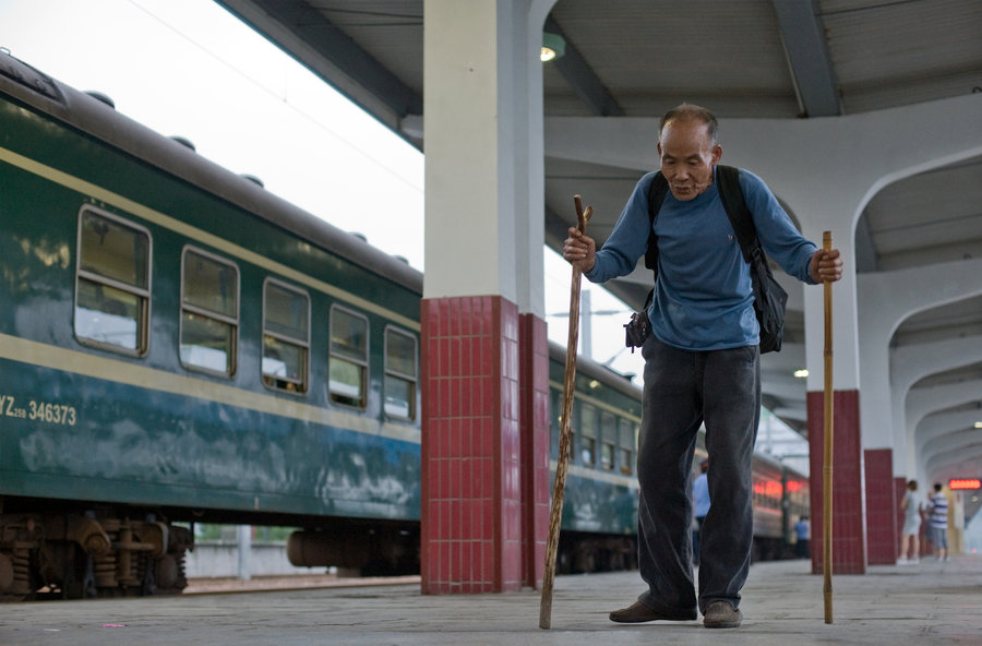 Muy pronto, los "verdes" formarán parte del recuerdo.Estación de Longyan, en Fujian. (Foto: CFP)