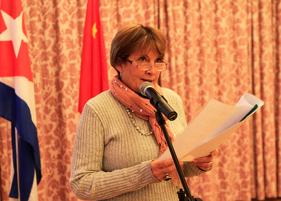 Cristina Díaz López, directora general del Instituto Confucio de la Universidad de La Habana, reafirmó su pertinencia para el beneficio de todos los cubanos. (Foto:YAC)