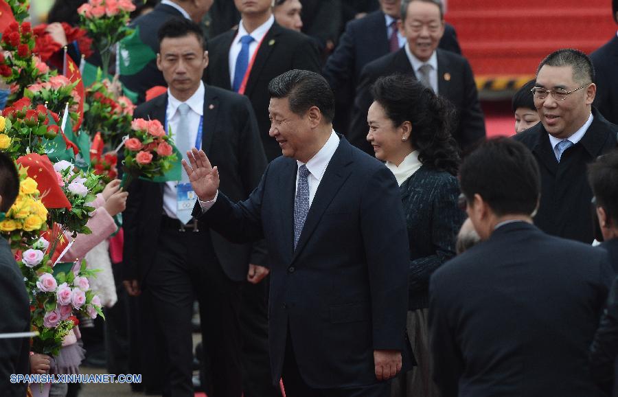 Presidente Xi llega a Macao para celebraciones del 15o aniversario de retorno de Macao a patria