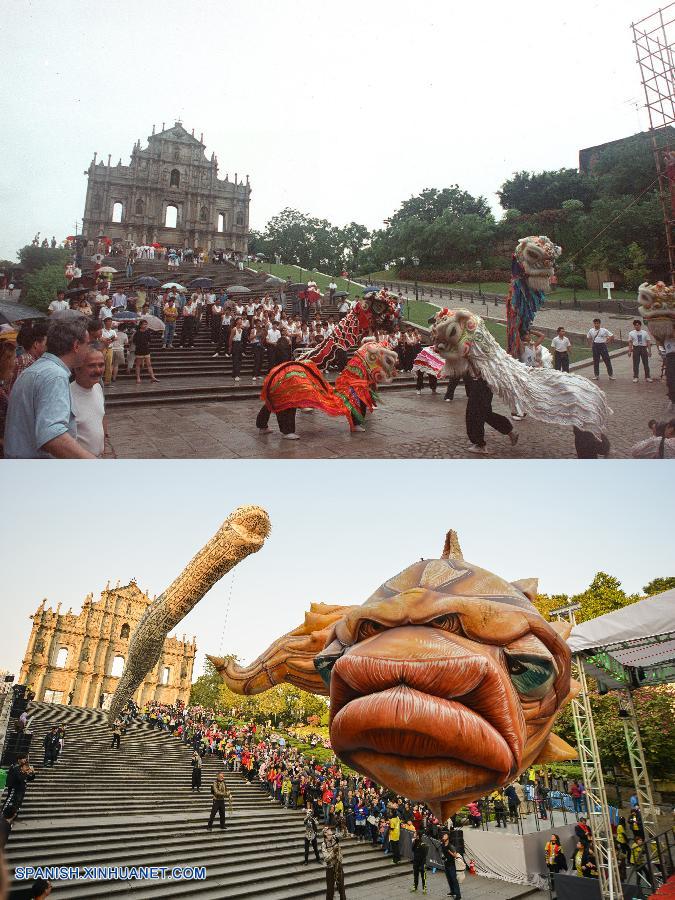 Fotos de Macao en 1999 y en 2014 