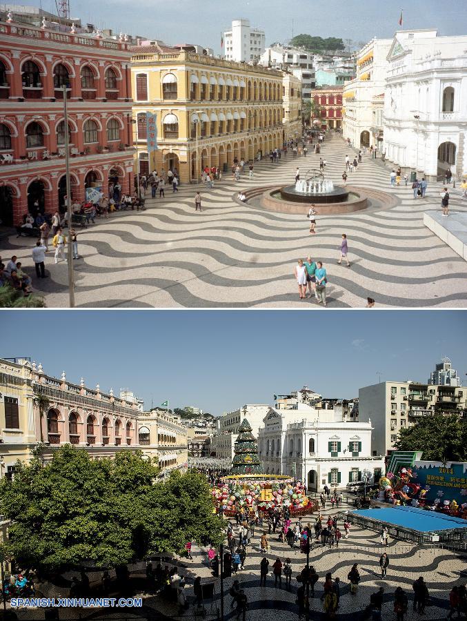 Fotos de Macao en 1999 y en 2014 