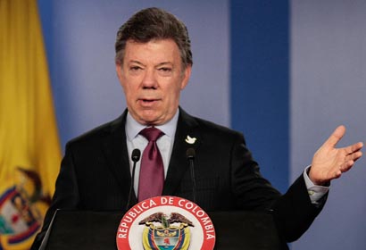 Presidente Santos destaca que el 2014 será recordado como un a?o en que la esperanza revivió