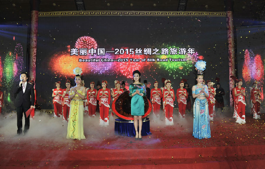 Ceremonia de lanzamiento de "La hermosa China – 2015, a?o del turismo de la Ruta de la Seda”