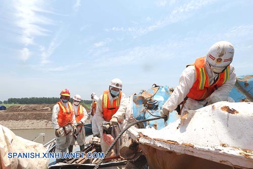 Asciende a 396 cifra de muertos de barco chino volcado en río Yangtse