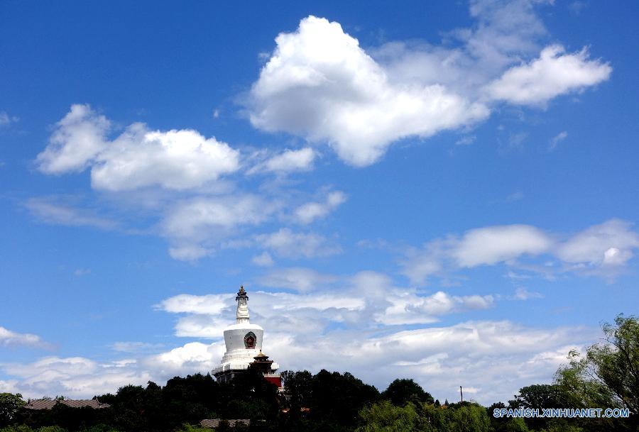 Cielo azul en Beijing