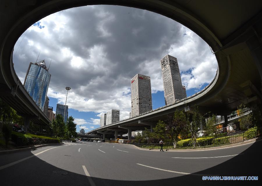 Cielo azul en Beijing