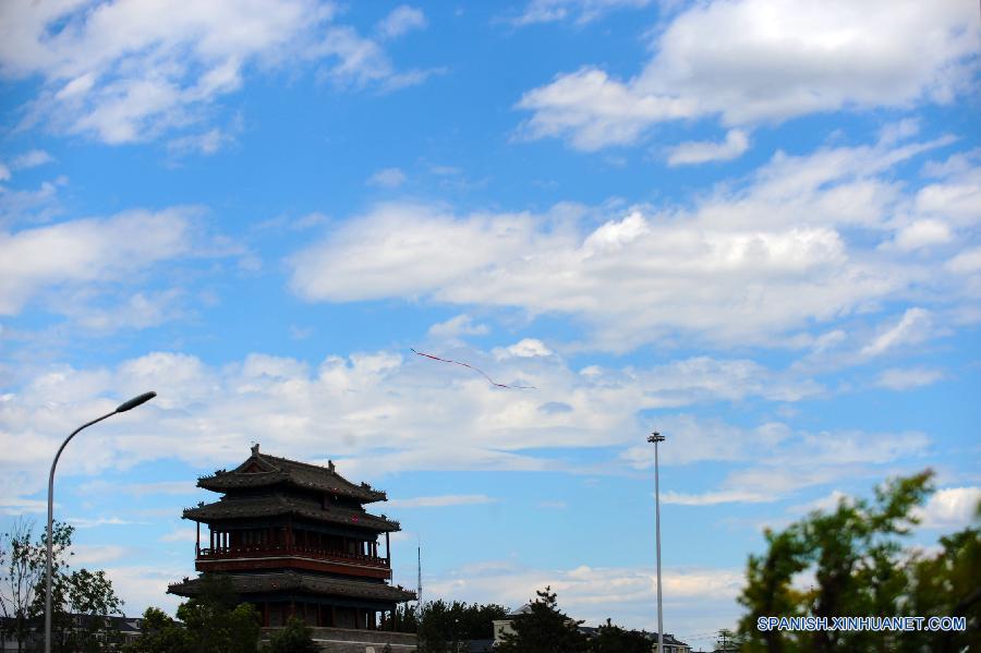 Cielo azul en Beijing