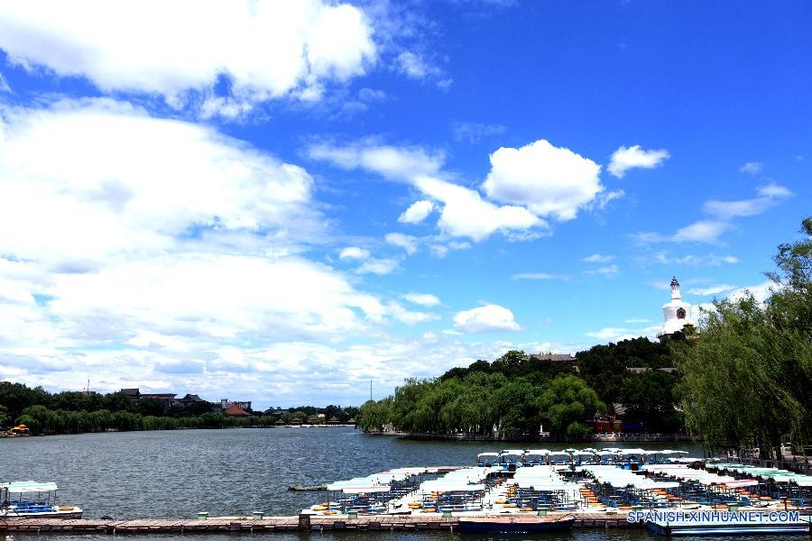 Cielo azul en Beijing