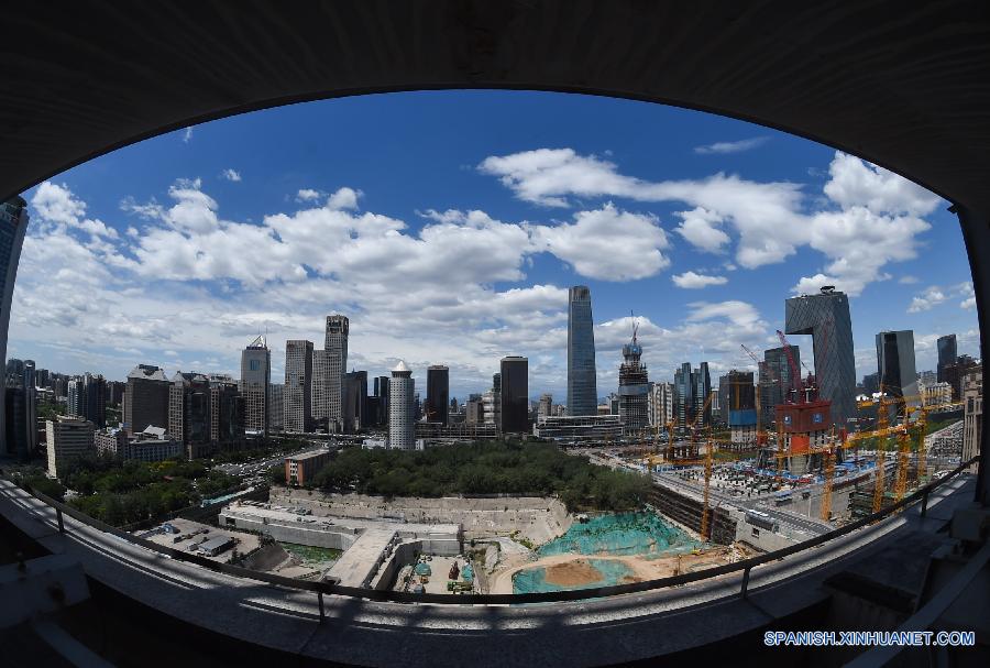 Cielo azul en Beijing