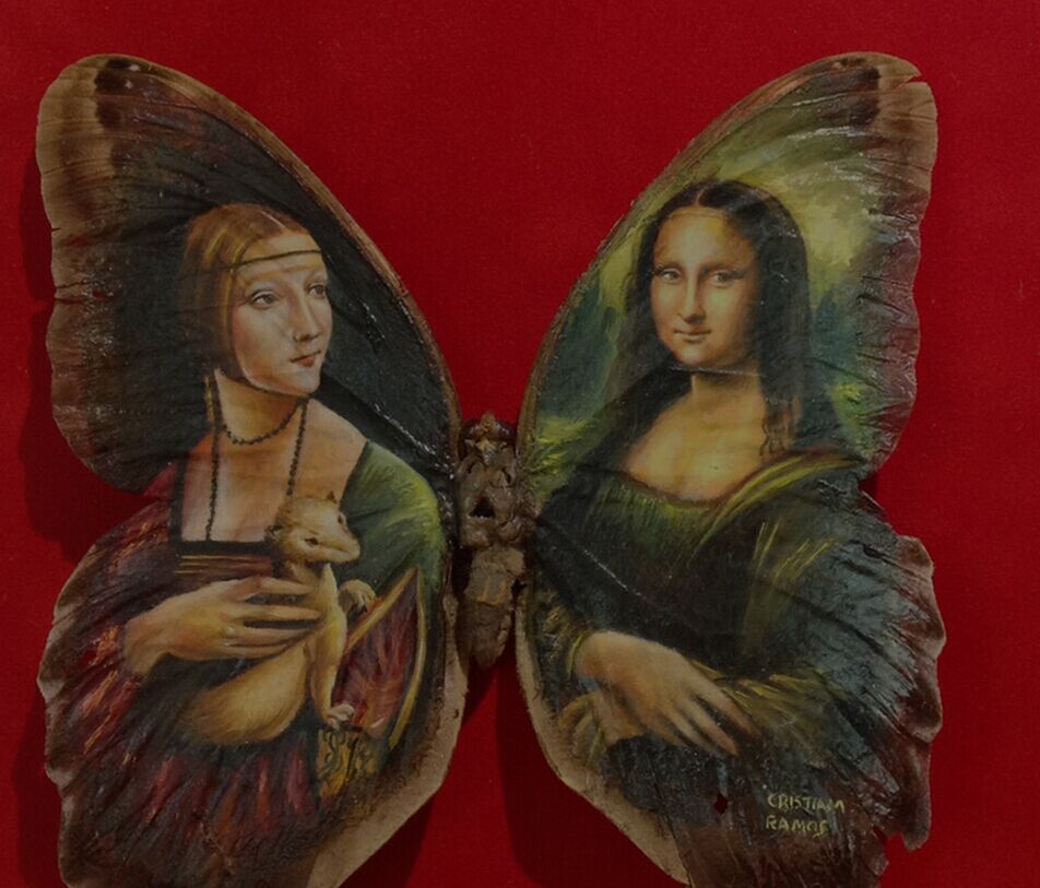 Pintando clásicos en alas de mariposas