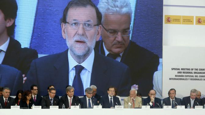 Asegura Rajoy Espa?a ha vencido al terrorismo