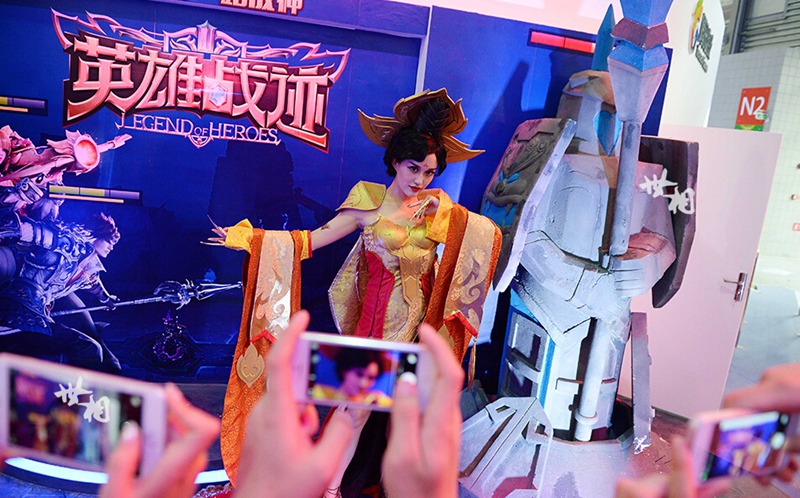 Modelo de “cosplay” participa en ChinaJoy