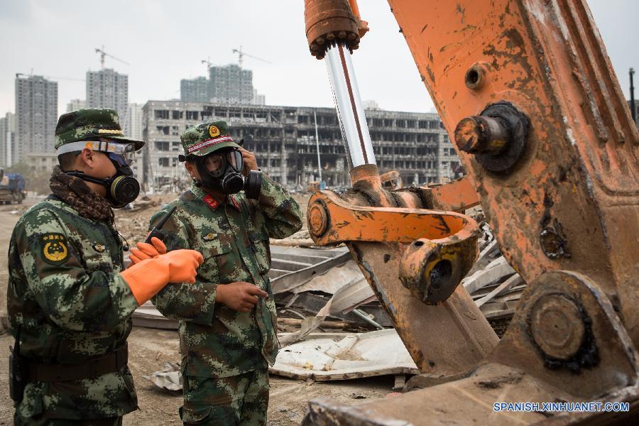 Asciende a 123 número de víctimas de explosión en Tianjin