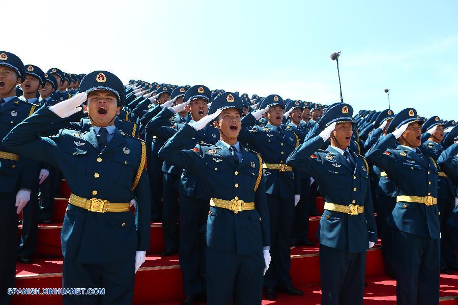 Empieza el desfile militar del Día de la Victoria en Beijing