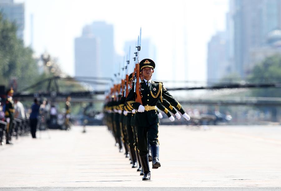 Empieza el desfile militar del Día de la Victoria en Beijing