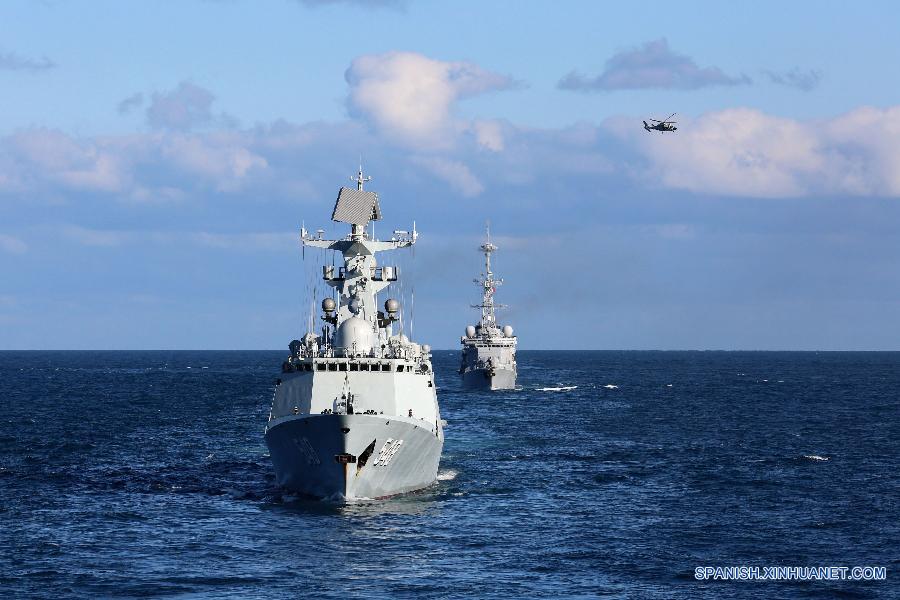 Ejercicios navales conjuntos de China y Francia en el canal de la Mancha