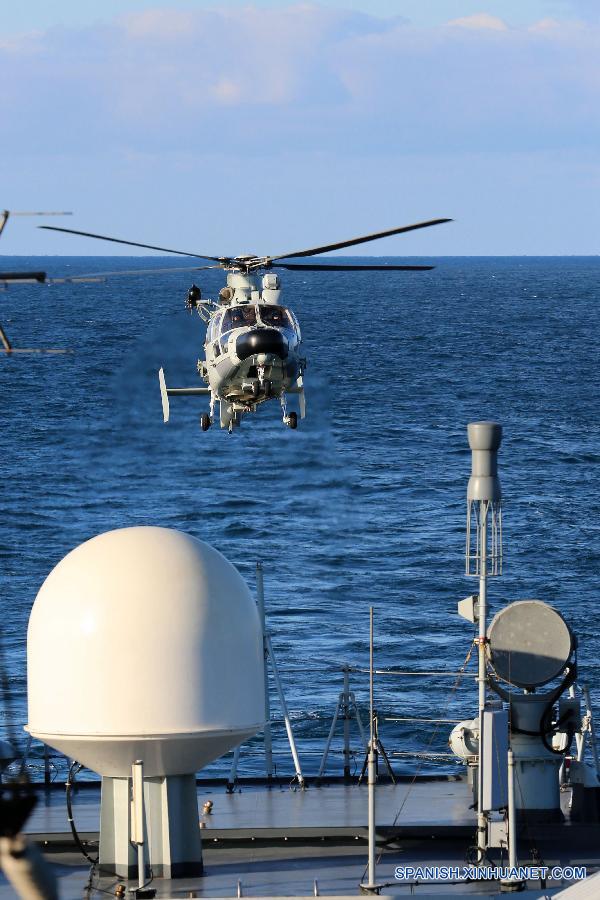 Ejercicios navales conjuntos de China y Francia en el canal de la Mancha