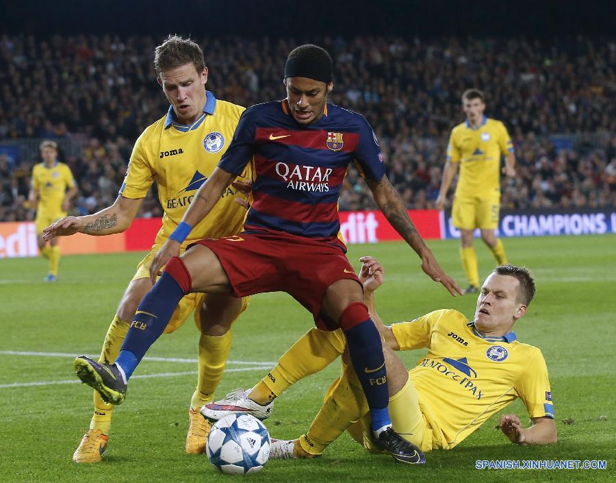 Fútbol: Barcelona gana 3-0 a Bate Borisov