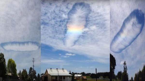 El extra?o agujero que se formó en el cielo de Australia