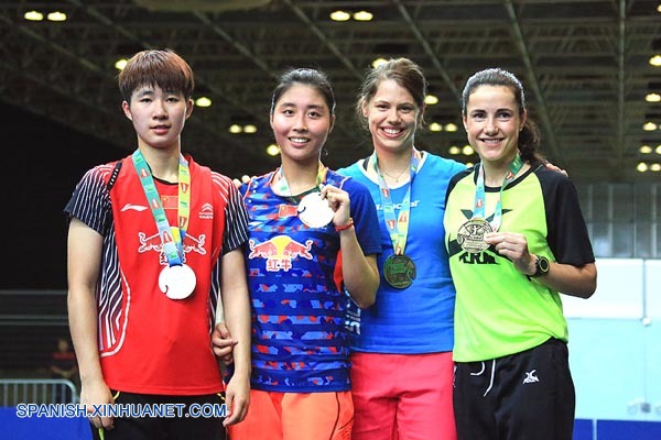 Evento test de Bádminton termina con dominio total de los atletas chinos