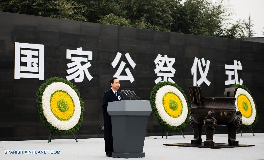 China celebra ceremonia en memoria de víctimas de Masacre de Nanjing