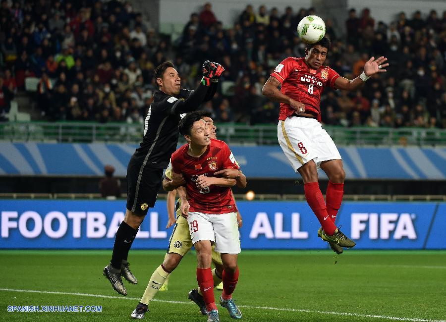 Fútbol: Equipo chino Guangzhou Evergrande elimina al mexicano América en Copa Mundial de Clubes FIFA