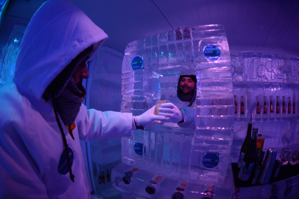 Un bar de hielo en pleno verano brasile?o