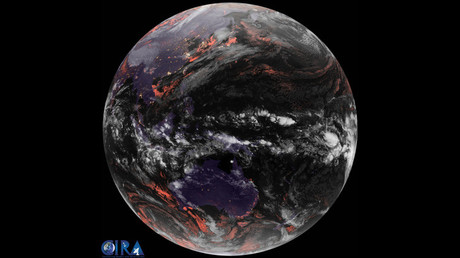 Un satélite meteorológico permite ofrecer una visión única de la Tierra