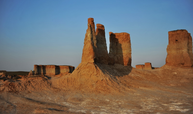 Maravilloso paisaje del bosque de la tierra en Datong