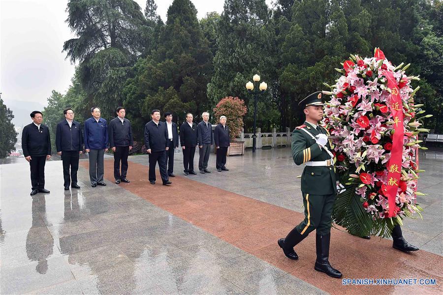 El presidente de China, Xi Jinping, quien también es secretario general del Comité Central del Partido Comunista de China (PCCh), hizo una gira de inspección en la provincia oriental de Anhui del 24 al 27 de abril. (Xinhua/Li Tao)