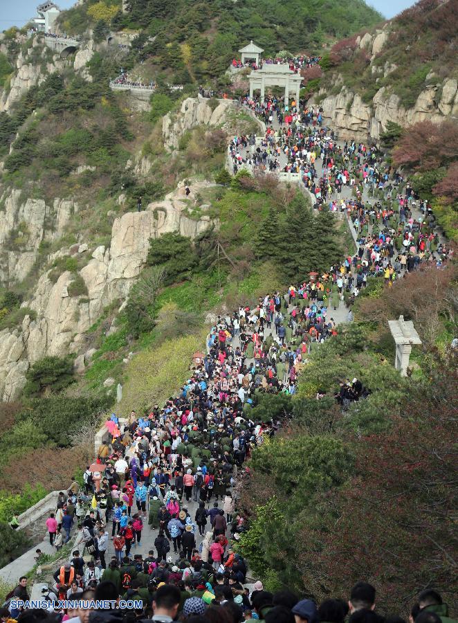 Destinos turísticos chinos baten récord de visitas en vacaciones de mayo