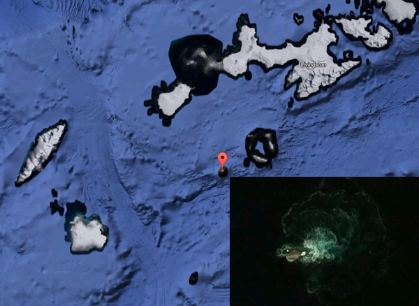 Afirman haber avistado al monstruo de la Antártida cerca de la isla Decepción