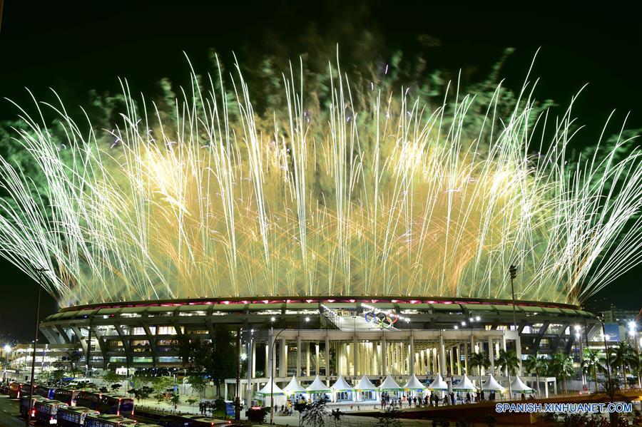 Celebran la ceremonia de inauguración de los Juegos Olímpicos Rio 2016 en Brasil