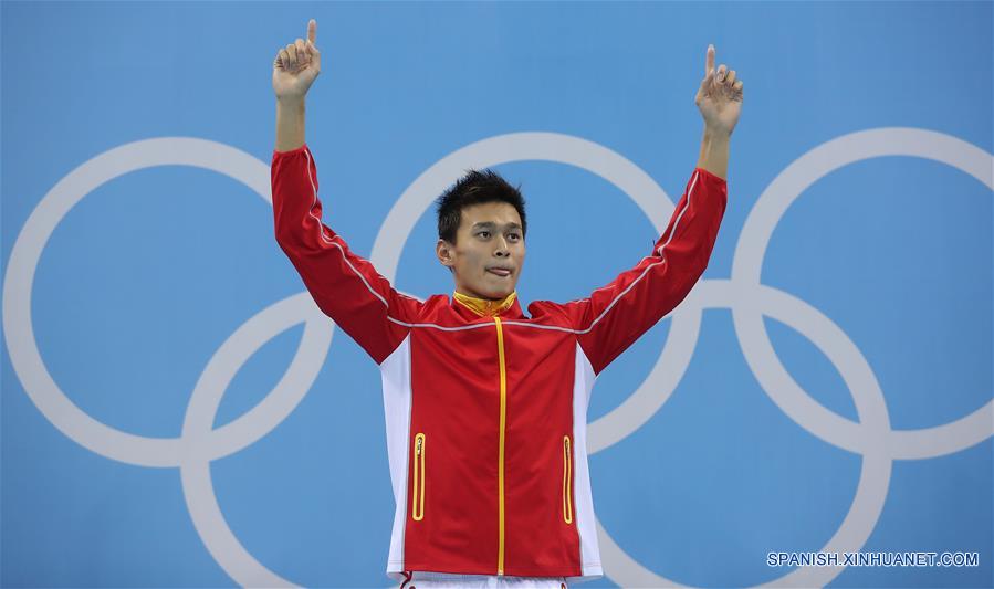 Río 2016: Chino Sun Yang logra oro olímpico en 200 metros libre masculino