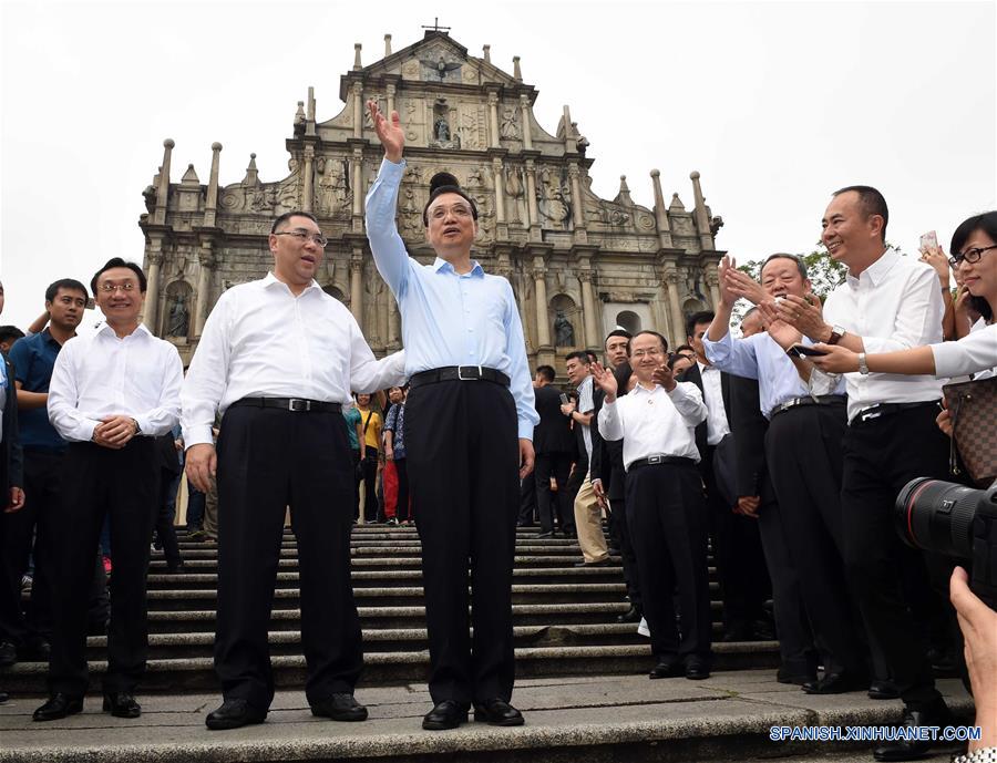 PM chino concluye visita a Macao y anuncia apoyos