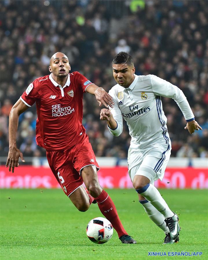 Fútbol: Real Madrid gana 3-0 al Sevilla en eliminatoria Copa del Rey y suma 38 juegos invictos