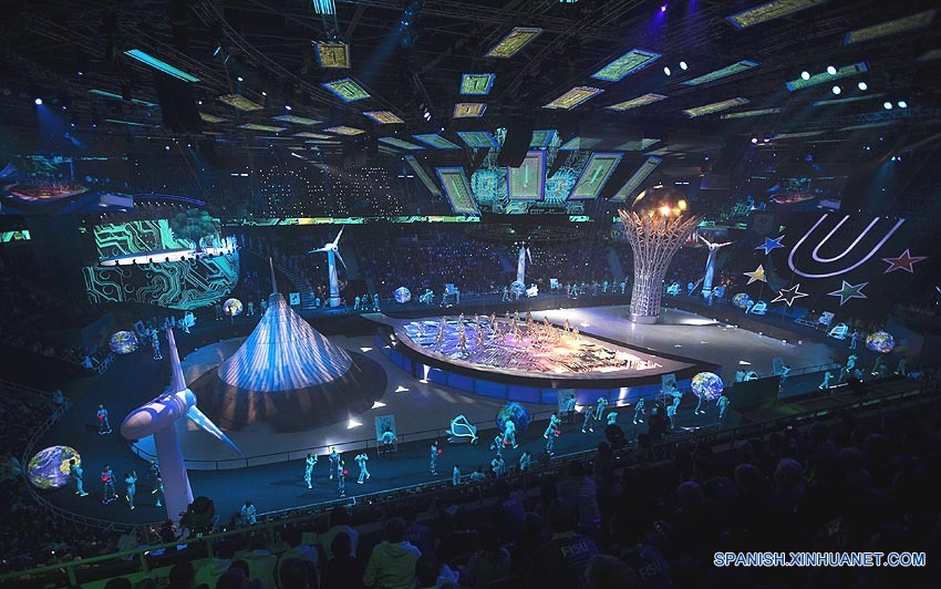 Inauguran 28o Universiada de Invierno en Almaty, Kazajistán