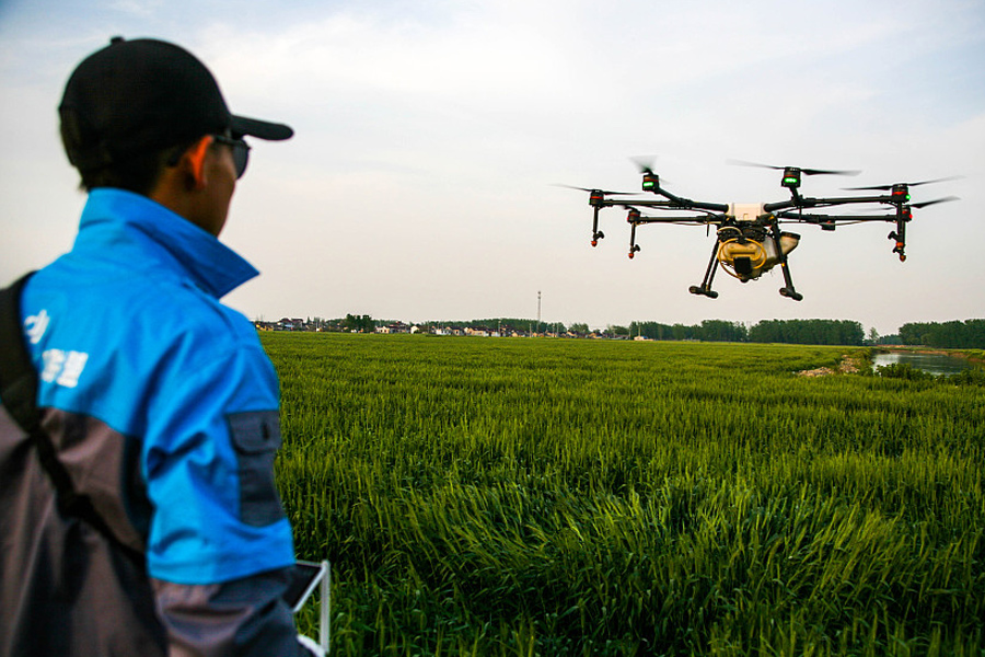 Los drones dirigen la agricultura inteligente