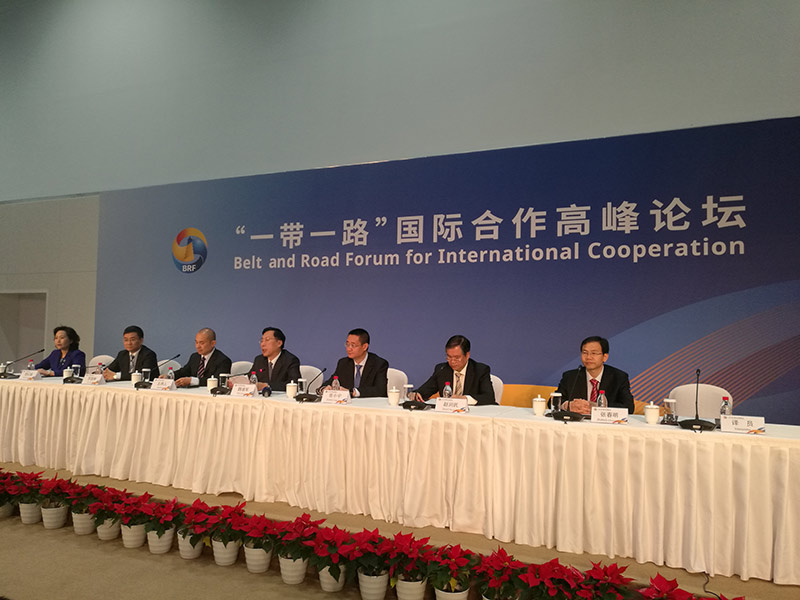 La rueda de prensa sobre la situación de la construcción de la iniciativa ¨Cinturón y Ruta¨ en la provincia de Shaanxi se celebró esta ma?ana en el Centro Nacional de Conferencias.