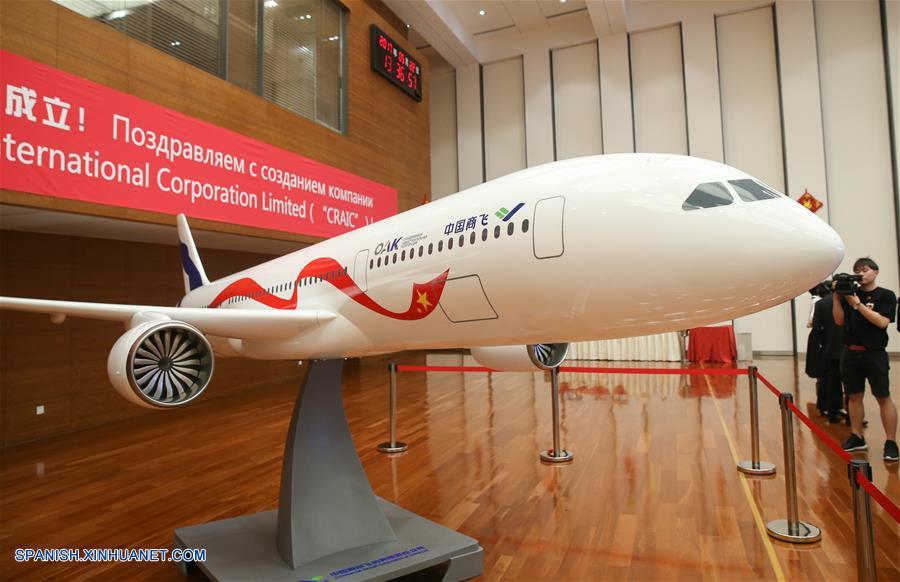 China y Rusia construirán conjuntamente aviones de pasajeros de fuselaje ancho